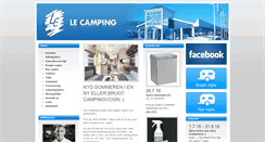 Desktop Screenshot of le-camping.dk